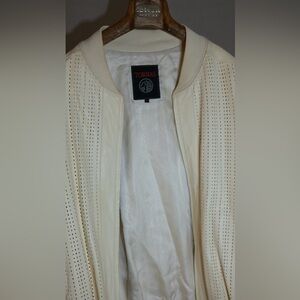 Leather Cream Jacket